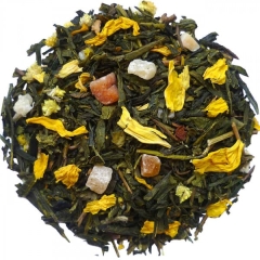Piña y Papaya - Té verde 100 gramos - Café du Jour té a granel