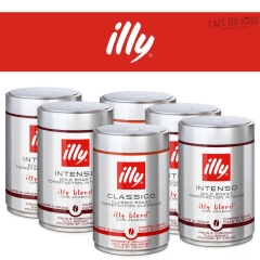 illy paquete mixto automontaje - café en grano - 6 x 250g