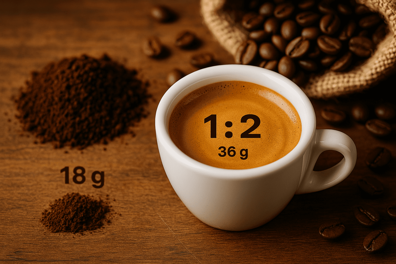 mejor proporción de café y agua para un espresso