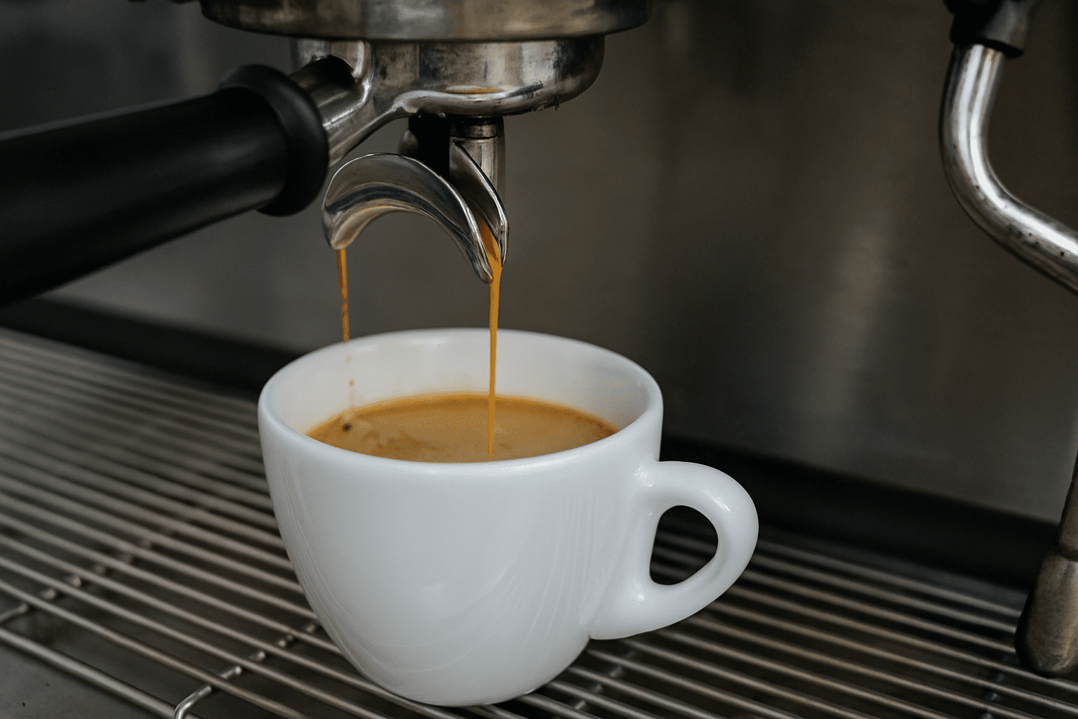 Espresso pasa demasiado rápido