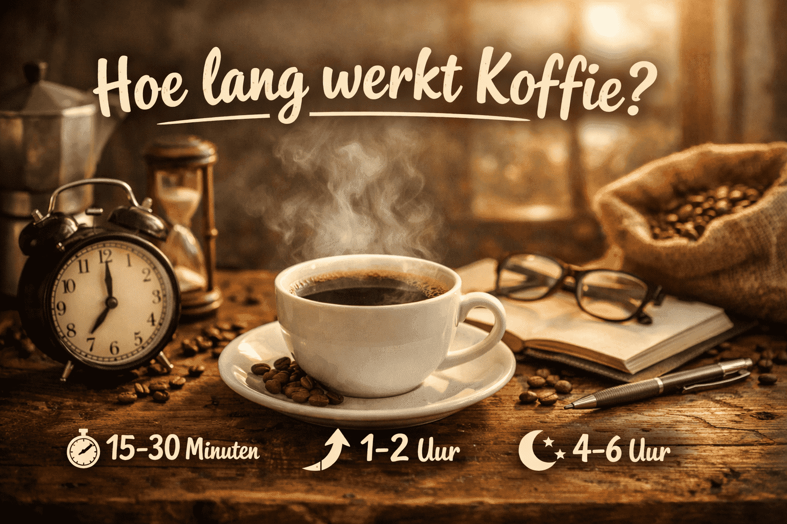 ¿Cuánto tarda en hacer efecto el café?