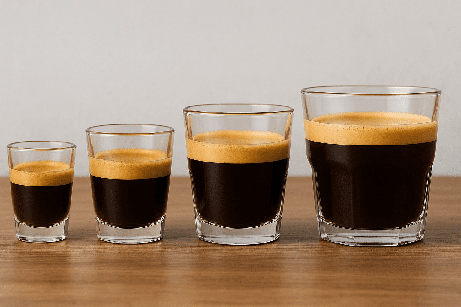 ¿Cuántos ml tiene un espresso?