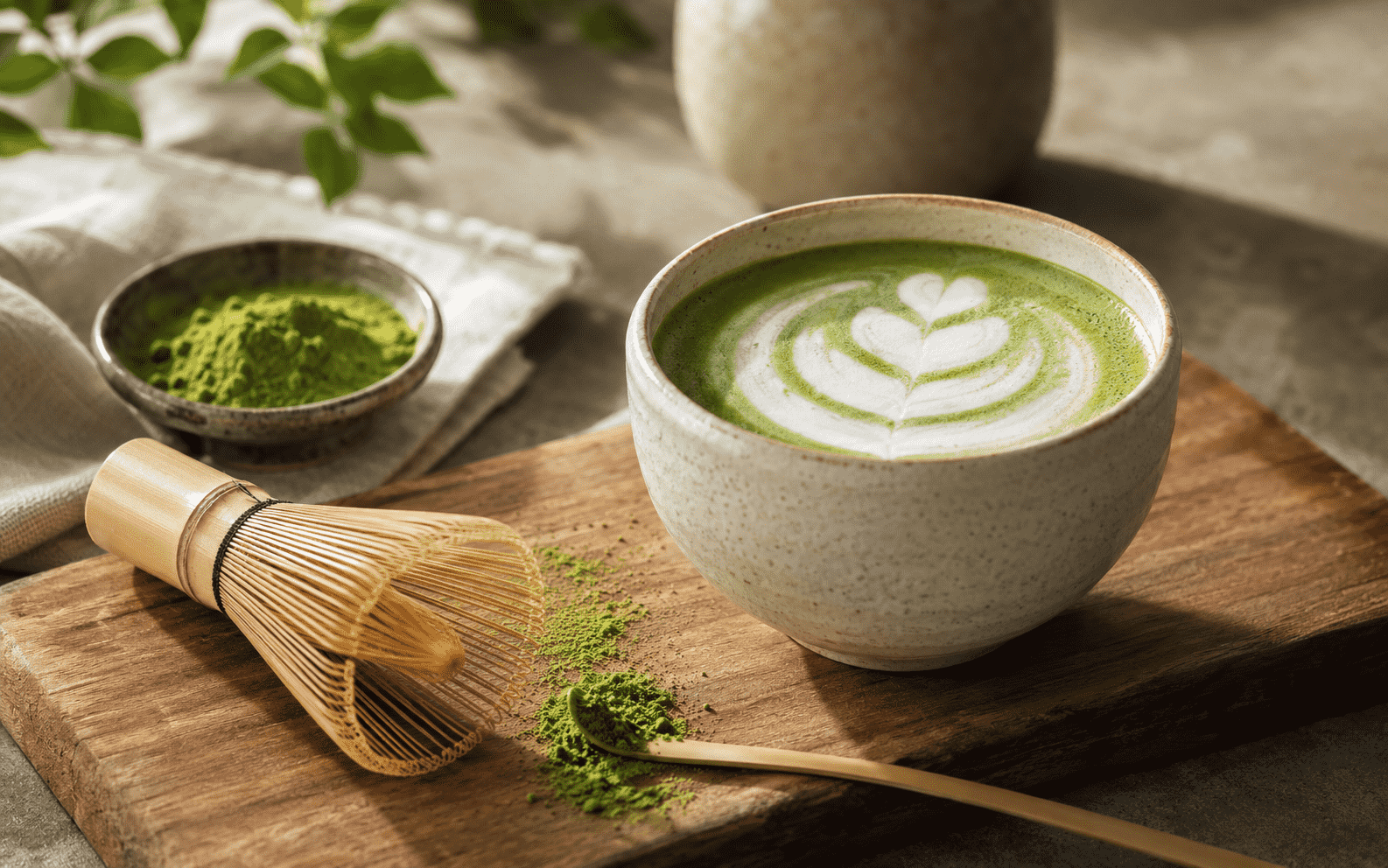 ¿Es saludable un matcha latte?