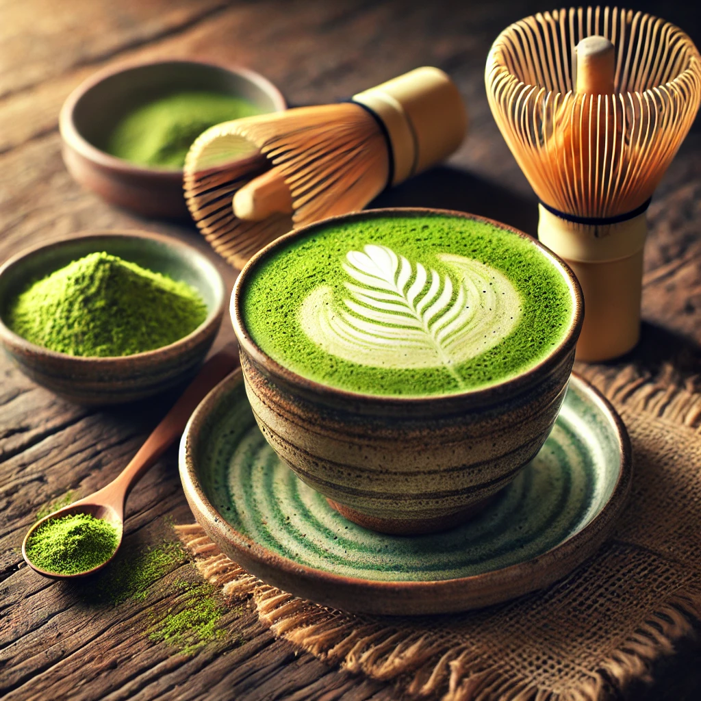 ¿Qué es un matcha latte?