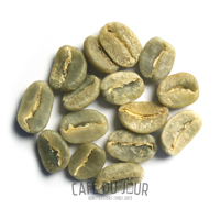 Granos de café verdes